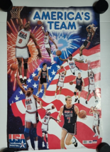 1992 Starline Dream Team Poster America&#39;s Team - Jordan - w/ Christian L... - £28.02 GBP