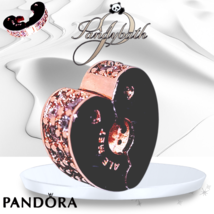 Pandora Rose Gold 14k Rose Gold-Plated ARCS OF LOVE Clip #787020NPM US S... - $652.10 MXN