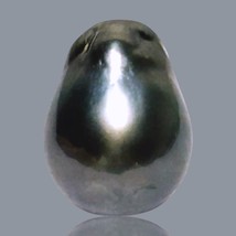 Giant 21.7 Carat 13.2 x 17.7mm Tahitian South Sea Peacock Black Oval Loose Pearl - $35.34