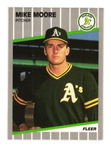 1989 Fleer Update #U-55 Mike Moore Oakland Athletics - £0.78 GBP