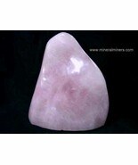 Rose Quartz Sculpture, Free Form Rose Quartz, Natural Color Pink Quartz,... - $4,474.28 MXN