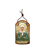 GDeBrekht Inspirational Icon Matrona Plaque Wooden Ornament - $63.77 CAD