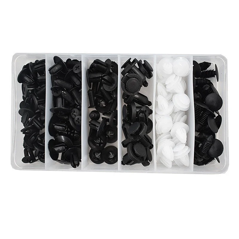 House Home 6 Size 100pcs Auto Fastener Car Clips Mixed Body Push Retainer Pin Ri - £19.98 GBP