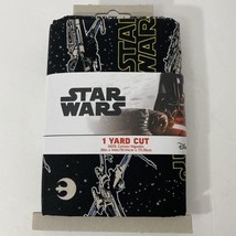 Disney Licensed 1 Yard Fabric 100% Cotton Star Wars Ship *New* - £6.51 GBP