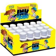6 BOTTLES DISAPPEARING MAGIC INVISIBLE INK bulk lot trick BOX joke  pran... - $13.59