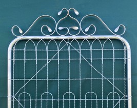 3&#39;t x3&#39; Galvanized Double Loop Woven Wire Metal Gates Historical Antique... - £255.16 GBP