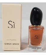 GIORGIO ARMANI SI EAU DE PARFUM 7ML FLUID  NEW   Free Shipping **49 - $19.00