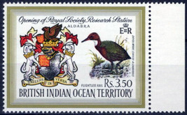 ZAYIX British Indian Ocean Territory 43 MNH Birds Coat of Arms 071423S29M - £10.55 GBP