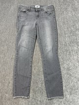 Paige Jeans Womens 29 Gray Verdugo Ankle Skinny Mid-Rise Denim Pants Raw... - $19.79