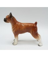 Porcelaine Mâle Chien Boxer Figurine Fabriqué au Japon - £39.30 GBP