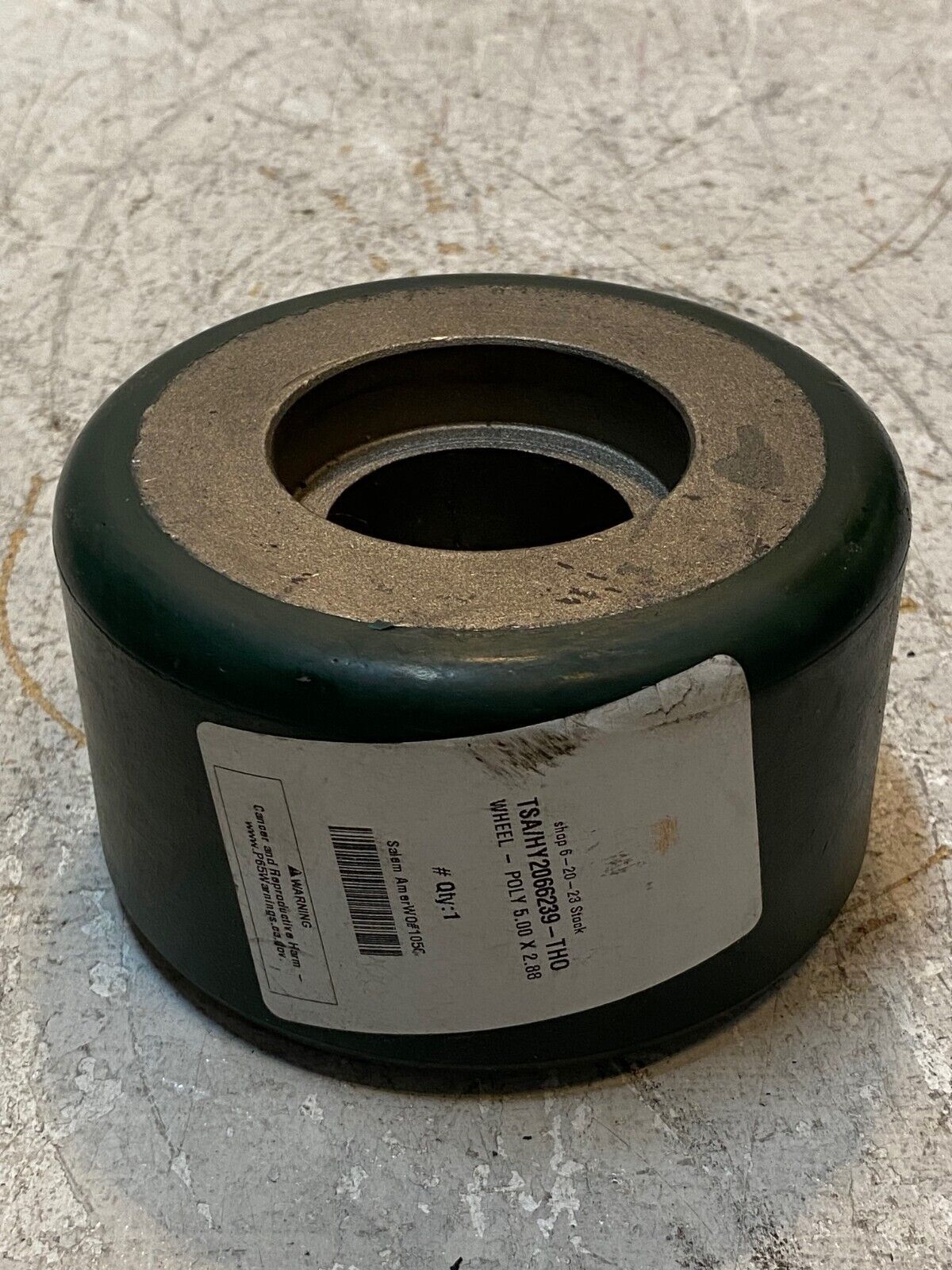 Thombert TSA HY2066239-THO Hyster Forklift Wheel Poly 5.00x2.88 1696A0 - $50.53