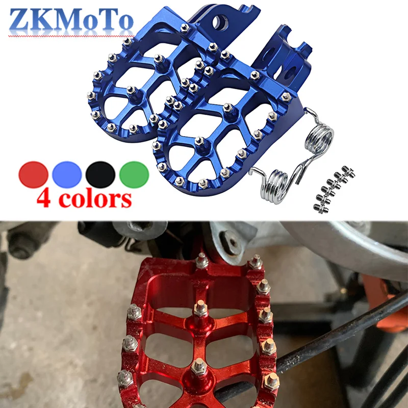 Motorcycle CNC FootRest Footpegs Foot Pegs Pedals For HONDA CR CRF 125 150 250 - £31.57 GBP+