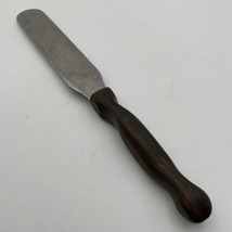 Vintage 1028 Cutco Icing Spatula Spreader Knife Brown Swirl Handle - £17.92 GBP
