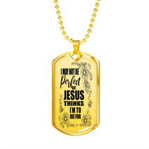 S think i m to die for stainless steel or 18k gold dog tag 24 express your love gifts 1 thumb200