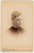 Circa 1880&#39;S - 1890&#39;S 3 Cabinet Cards Same Woman Over Several Years Philadelphia - £29.45 GBP