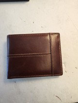 Swallow mall Men&#39;s RFID Genuine Leather Bifold Wallet 10 Card Holders Gift Box - £25.71 GBP