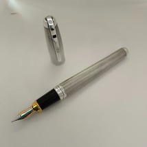 S.T. Dupont Orpheo Olympio 480101 Fountain Pen with Silver Plated - £437.38 GBP