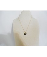 Department Store 15- 3/4” w2”ext Gold/Sterling Silver Pendant Necklace A... - $29.75