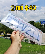 2-pack antiphoto Light Speed TollCamera Plate Cover FOR USACanada - $40.00