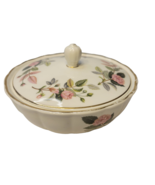 Vintage Wedgwood Bone China “Hathaway Rose” Lidded Bowl Made In England ... - $27.15 CAD