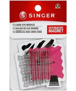 Singer Notions 01824 Large Eye Hand Needles W/Magnet - $8.15