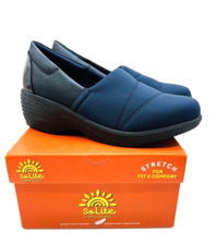 SoLite by Easy Street Solo Slip On / Clog- Navy, US 8.5M - £17.18 GBP