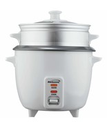 Ts-380S: 10-Cup Rice Cooker And Food Steamer, 700W - White - £56.32 GBP