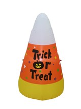 Halloween Lighted Inflatable Candy Corn Trick or Treat Air Blown Yard Decoration - £36.07 GBP