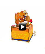 3D Wooden Puzzle Love Story Crank Music Box Robotic Robotime Jigsaw DIY ... - $40.60 CAD