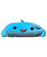 Squishmallow 12” Rey Stackable Blue Shark Teeth Sealife Squad KellyToy BNWT - $10.50 CAD