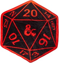 Bioworld D20 Shaped Dungeons &amp; Dragons Throw Blanket - $44.99