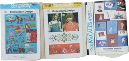 Embroidery Design Sewing Patterns Outdoor SW Floral Patriotic Iron On Tr... - $4.80