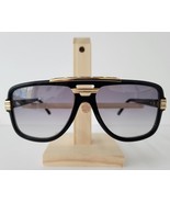 Cazal 8037 Men&#39;s Sunglasses Black Gold 001 Authentic New - $349.95