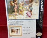 NEW Dimensions Counted Cross Stitch Beach Babies 18x15 35216 Donald Zolan - $19.68