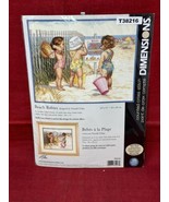 NEW Dimensions Counted Cross Stitch Beach Babies 18x15 35216 Donald Zolan - £15.76 GBP