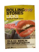 The Rolling Stones Poster Tour Berlin 2003 Concert - $134.99