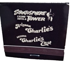 Vtg 30-Strike Stratosphere Casino Arizona Charlie&#39;s Hotel Tower Full Mat... - $2.00