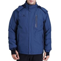 CAMEL CROWN Men&#39;s Mountain Snow Waterproof Ski Jacket Detachable Hood Sz Medium - £38.91 GBP