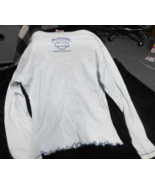 Harley Davidson Women WHITEN&amp; BLUE TIE DYE  LONG SLEEVE  SHIRT LARGE - $17.76 CAD