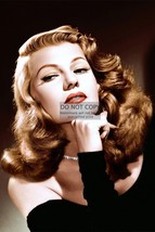 Rita Hayworth Sexy American Actress 4X6 Color Publicity Photo Postcard - £6.77 GBP