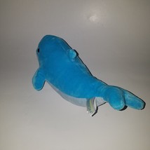 Destination Nation Aurora Blue Dolphin Plush Stuffed Animal Toy 10.5" Long 2019 - £7.87 GBP