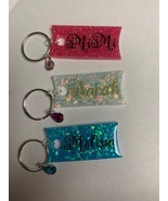 personalized keychains for women With Name And Teardrop Bling To Match. - £9.92 GBP