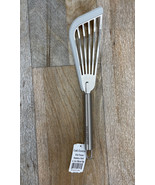 Cook&#39;s Essentias Fish Turner Spatula Stainless Steel w Gray/Silicon Edge... - £9.63 GBP