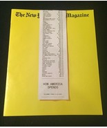 THE MONEY ISSUE - NEW YORK TIMES MAGAZINE - How America Spends - 6/23/21... - $9.56 CAD