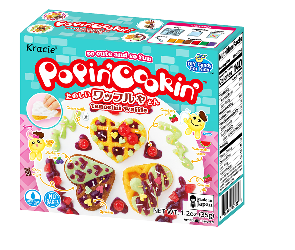 Kracie Popin Cookin Diy Japanese Candy Kit  Tanoshii Waffle  38g