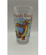 VINTAGE DISNEY TIGGER &quot;FRIENDS FOREVER&quot; GLASS TUMBLER PIGLET EEYORE POOH... - $175.74 MXN