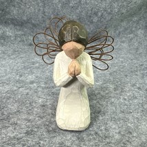 Willow Tree Susan Lordi Angel of Prayer 1999 Girl Praying 4.25" Figurine Demdaco - £7.63 GBP