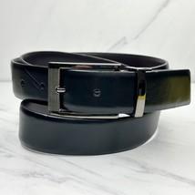 Black and Brown Reversible Belt Size 44 Mens - £13.17 GBP