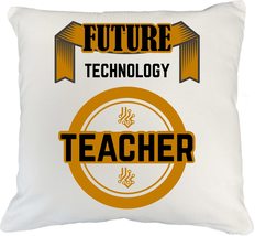 Make Your Mark Design Technology Teacher. Graduation White Pillow Cover for Coll - £19.46 GBP+