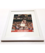 MICHAEL JORDAN NBA HOOPS ACTION PHOTOS W/FRAME 8&quot;X10&quot; BASKETBALL FACTORY... - $115.93 CAD